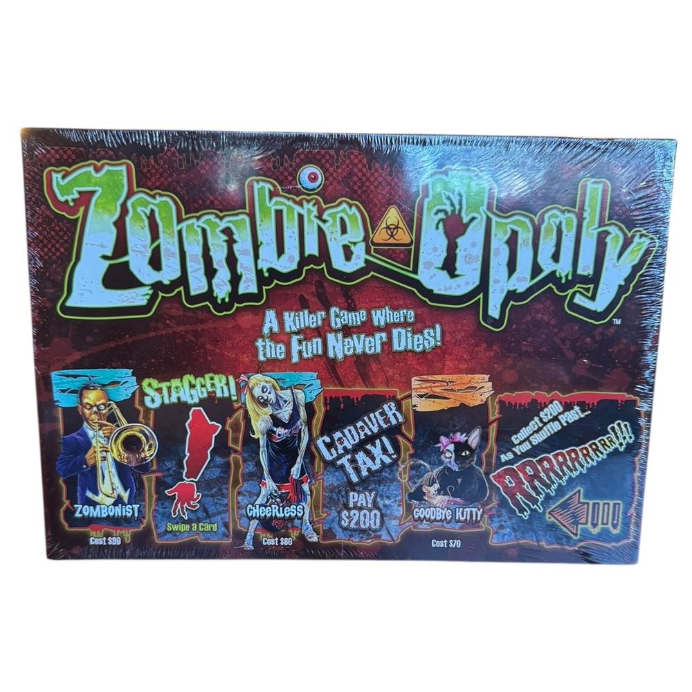 Zombie-Opoly Board Game